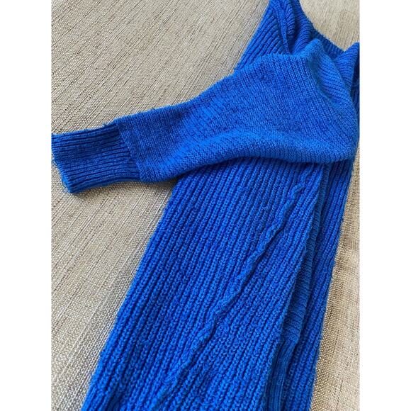 FREE PEOPLE Sunday Scoop Hi-Low Tunic Sweater oversized Cotton Blend XS/TP - Picture 11 of 11